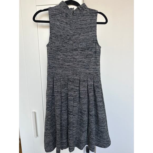 Anthropologie Ganni Pinnacle Knit Textured Blue Gray Dress, Size M, Like New - Picture 4 of 7